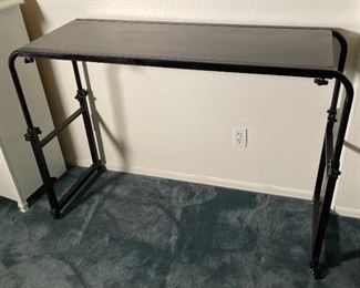 Height Adjustable Rolling Work Table 37x54x18in HxWxD