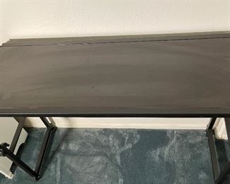 Height Adjustable Rolling Work Table 37x54x18in HxWxD