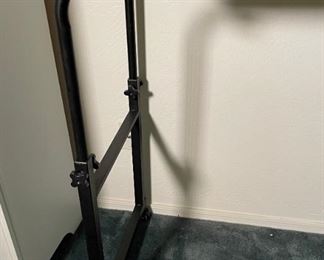 Height Adjustable Rolling Work Table 37x54x18in HxWxD