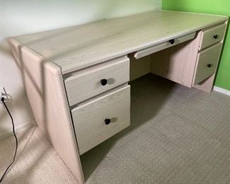 O'Sullivan White Wash Desk 29x60x30in HxWxD