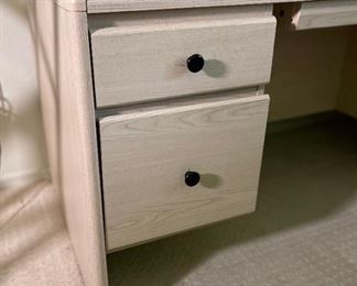 O'Sullivan White Wash Desk 29x60x30in HxWxD