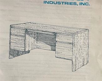 O'Sullivan White Wash Desk 29x60x30in HxWxD