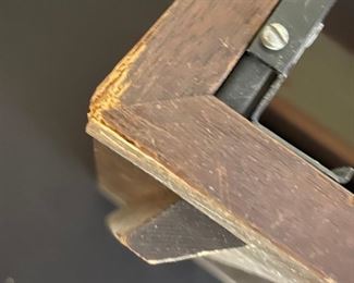 McIntosh Slant Leg Wood Cabinet L52 7x17x13.75in HxWxD