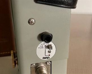 Bird Thruline Wattmeter 43P in Case Watt Meter