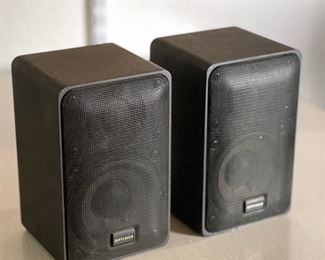 Optimus PRO-X44AV Compact Stereo Speakers 7in H