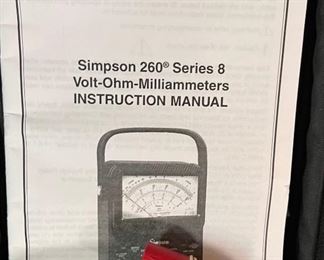 Simpson 260 Series 8 Volts-Ohm Milliammeters Multimeter