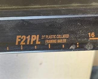 Bostitch F21PL Framing Nailer 22x16x5in HxWxD