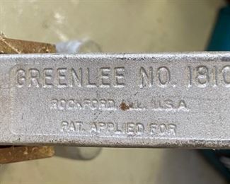 Greenlee 1810 offset Bender Conduit Bender