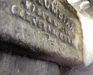 Antique Columbian 6in Machinist Vise Huge 12x9x26in 6in Jaws HxWxD