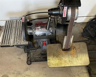 AS-IS craftsman 2x42 Belt Disc Sander 351.22638