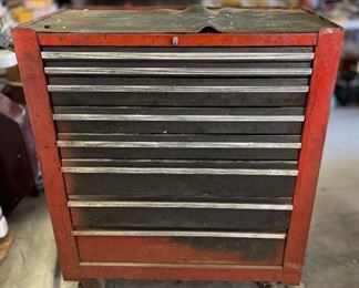 Vintage 8 Drawer Snap-On Tool Chest 40x34x18in HxWxD
