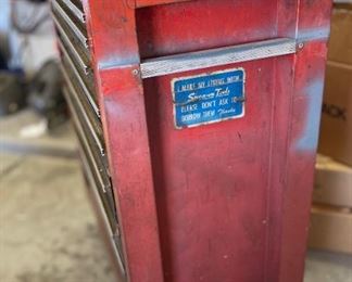 Vintage 8 Drawer Snap-On Tool Chest 40x34x18in HxWxD