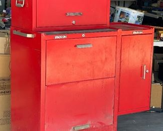 3-piece Stack-On Tool Chest 50x42x18in HxWxD