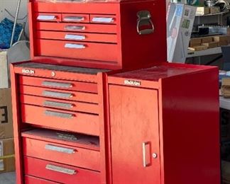 3-piece Stack-On Tool Chest 50x42x18in HxWxD