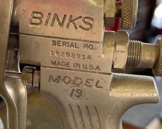 Binks Model 19 Spray Gun Complete