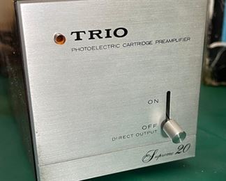Trio Supreme 20 Photoelectric Phono Cartridge Preamp Kenwood Turntable