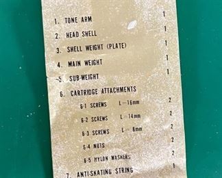 Yamaha YA-9 Stereo Tonearm Turntable