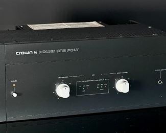 Crown Vintage PL-4 Vintage Stereo Power Amplifier Amp Power Line Four 4 7x19x12in HxWxD