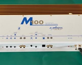 Phoenix Gold M100 Vintage Car Amp Amplifier 2x18x11in HxWxD