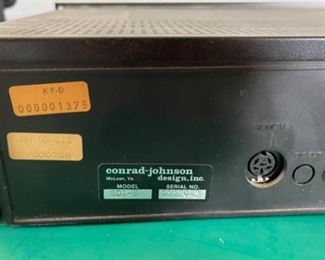 AS-IS Conrad Johnson Sonographe SD-1 CD Player 3.5x17x12in HxWxD