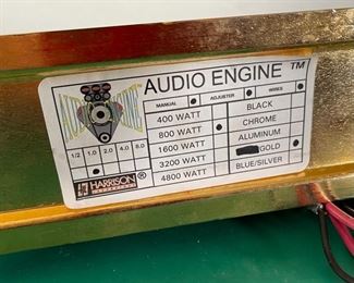 Harrison Audio Engine 800 Watt Amp GOLD 5x3.5x9in HxWxD