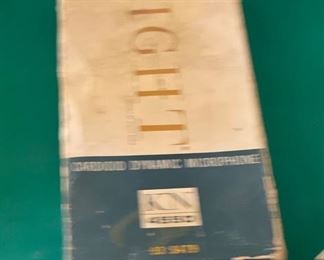 Knight 4550 Vintage MIC Microphone in Box Box: 3x11x5in HxWxD