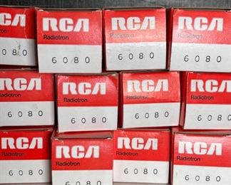 lot of 25 RCA 6080 NOS Tubes