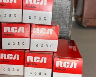 lot of 25 RCA 6080 NOS Tubes