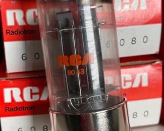 lot of 25 RCA 6080 NOS Tubes