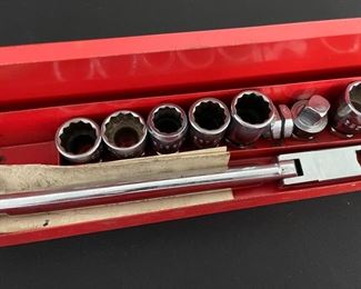MAC TOOLS VRF PASS THRU DOUBLE FLEX RATCHET ALIGNMENT-RACK TOOL w VRS SOCKETS WITH BOX