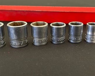 Snap-on Tools USA 12 Pc 3/8" Drive 6-Point Standard SAE Set