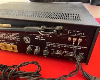 Harman Kardon Model 430 Twin Powered Vintage Stereo Receiver parts/repair