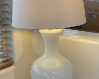 Contemporary Glass Vase Lamp Single	30in H x 16in diameter	
