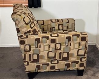#1 Ashley Furniture Contemporary Fabric Chair	36x34x35in	HxWxD
