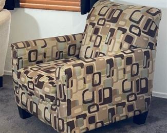 #2 Ashley Furniture Contemporary Fabric Chair	36x34x35in	HxWxD
