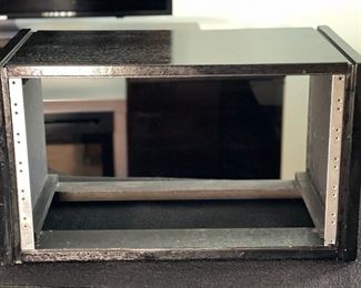 Crown Audio Factory Wood Equipment Cabinet Rack Mount Case	12.25x21.25x12.75in	HxWxD
