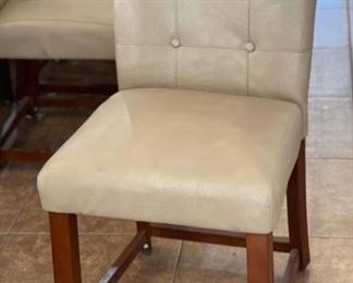 Contemporary Granite Tile Dining Table & 8 Chairs	Table: 30x54x54in	HxWxD
