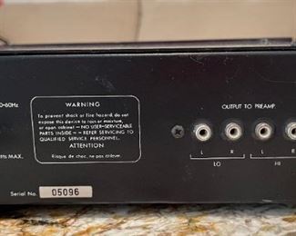 Magnum Dynalab FT-101 FM Tuner Hi Fi	4x19x12in	HxWxD
