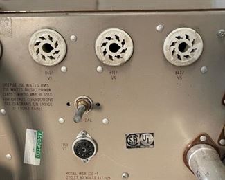 Webster Electric Vintage Mono Tube Amp WSA-230-1 Amplifier	9x19x7uin	HxWxD
