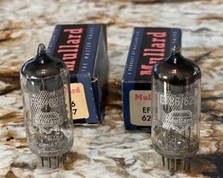 2pc Mullard 6267 EF86 Mesh Plate Tubes Pair		
