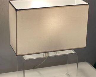 Hextra Modern Acrylic Lamp	14x11x5in	HxWxD
