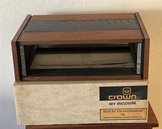 Crown 5RV Enclosure Wood Cabinet In Original Box	BOX: 7x22.5x16.5	HxWxD
