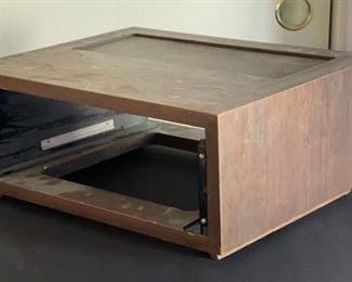 McIntosh Slant Leg Wood Cabinet  L52	7x17x13.75in	HxWxD
