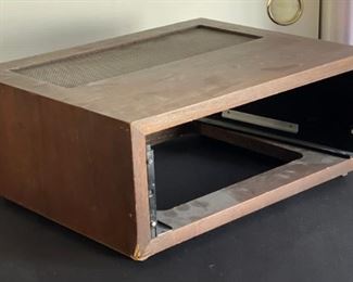 McIntosh Slant Leg Wood Cabinet  L52	7x17x13.75in	HxWxD
