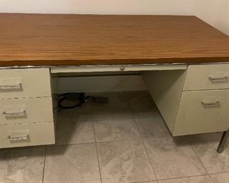 Vintage Industrial Office Desk	29x60x30in	HxWxD
