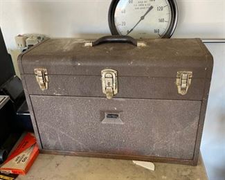Vintage Craftsman Machinist Tool Box		
