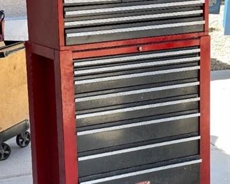 Craftsman Commercial 2-Piece Tool Chest	59x34x19in	HxWxD

