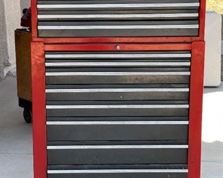 Craftsman Commercial 2-Piece Tool Chest	59x34x19in	HxWxD
