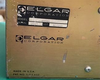 Elgar Ac Line Conditioner Series 6000b	5x19x18in	HxWxD
