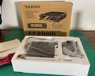 Yaesu FT-8100 Dual Band VHF/ UHF Transceiver FT-8100R	Box: 3x14.5x10in	HxWxD
